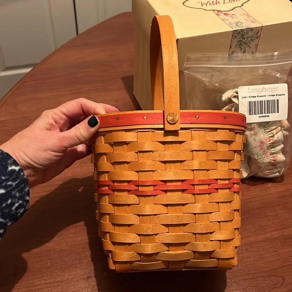 Longaberger With Love 2001 Mothers Day basket